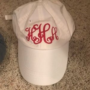 Monogrammed ball caps